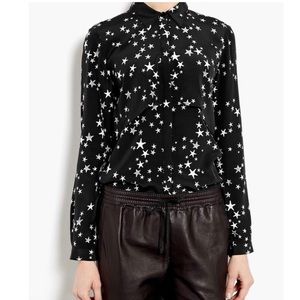 Tibi Starfish Button Down Shirt